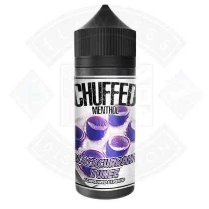 Chuffed Menthol – Blackcurrant Tunez 0mg 100ml Shortfill E-Liquid - Eliquidsupply