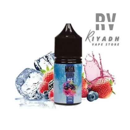 Mega Berry Ice Salt Nic E-Liquid Vape Juice 25MG & 50MG – Riyadh Vape Shop