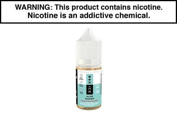 ALOE MANGO ICE BY GLAS BASIX NIC SALTS 30ML - Vape Product, Vape Product