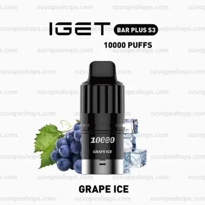 IGET Bar Plus S3 Pod – Grape Ice - Ozvapeone