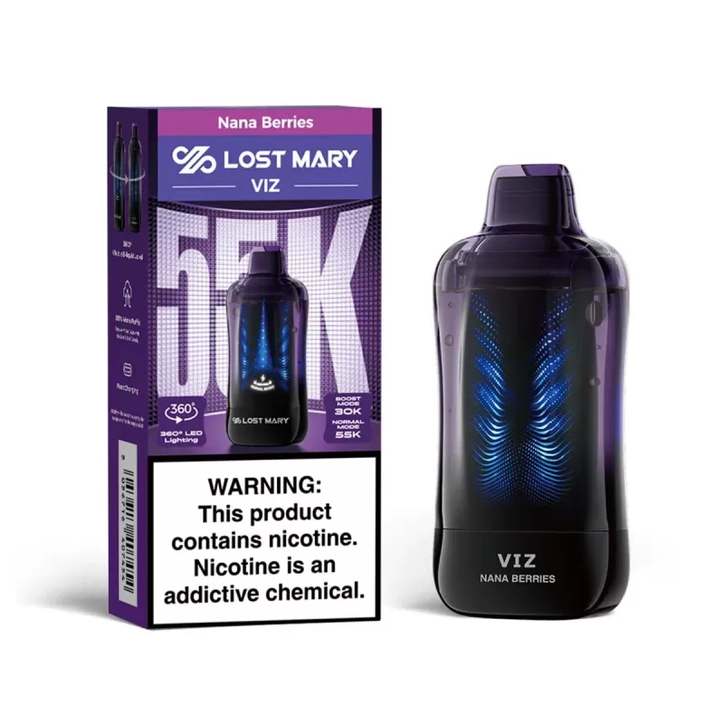 Lost Mary VIZ 55K Disposable Vape - Up to 55,000 puffs; 850mAh