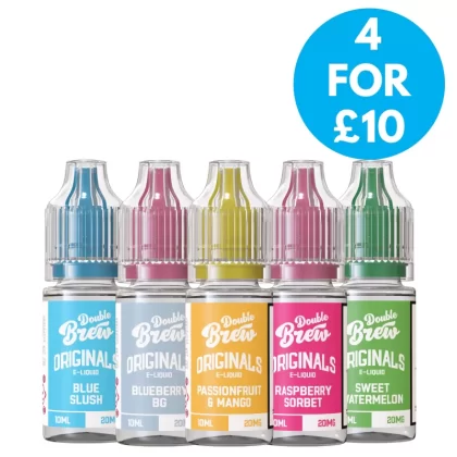 20mg Double Brew Bar Originals 10ml Nic Salt - Vape Co