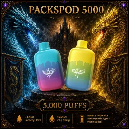 Packspod 5000 - Big Red Apple - Vapeciga