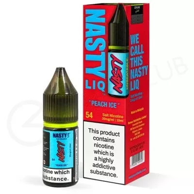 Peach Ice Nic Salt E-Liquid by Nasty Liq - Ecigpremium