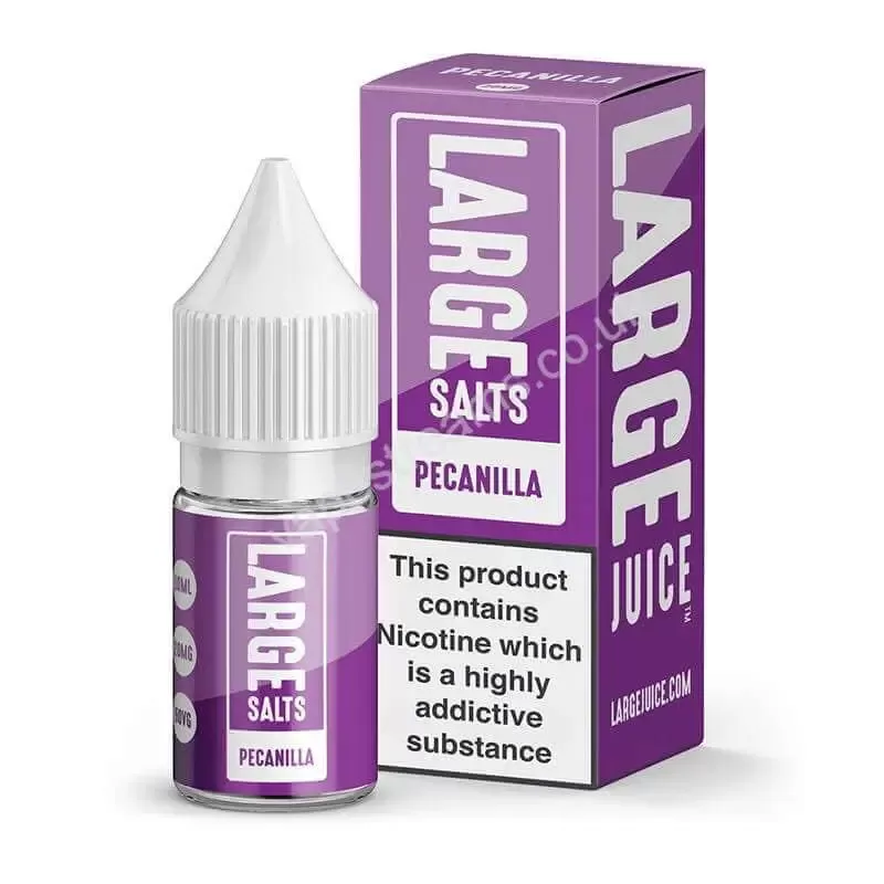 Pecanilla Nicotine Salt E-Liquid by Large Salts - Vapestreams Co