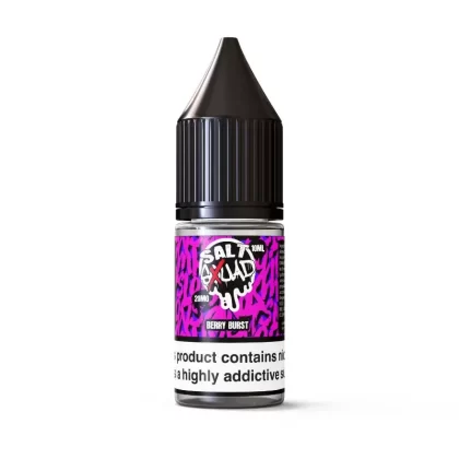 Berry Burst By Salt Squad 10ml Nic Salt - Nicotine Strength#10mg (Salt)>20mg (Salt)