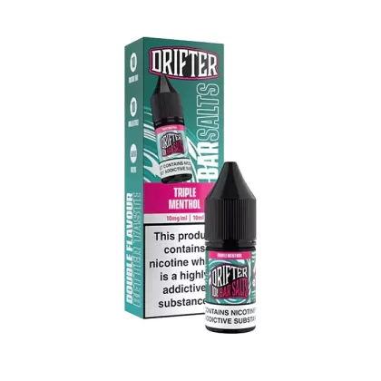 Triple Menthol Nic Salt E-Liquid by Drifter Bar - 5 mg - Low Strength