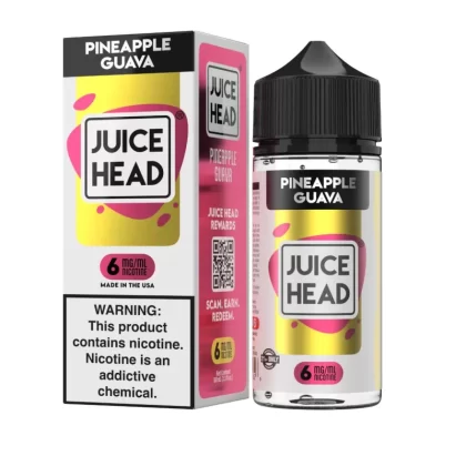 Juice Head Pineapple Guava 100ml E-Juice - Ecigmafia