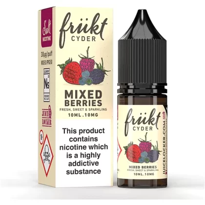 Frukt Cyder Mixed Berries Nic Salt E-Liquid - Vape Product, Vape Product