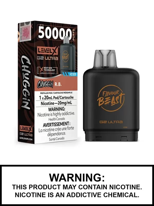 RB Iced Chuggin Flavour Beast Level X Ultra Pods