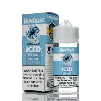Vapetasia - ICED Blue Razz - 100ml - 3mg