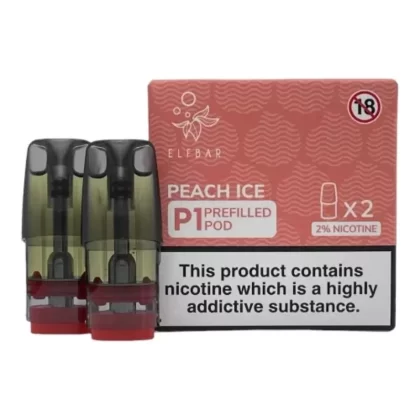 Elf Bar Mate P1 Peach Ice Pods (2 Pack) - Ejuicewarehouse