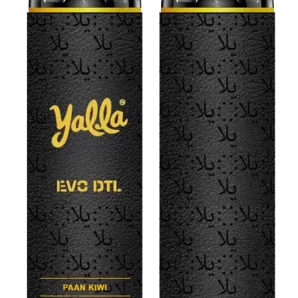Yalla Evo Dtl Disposable Vape Paan Kiwi -12K Puffs 3MG (DTL)