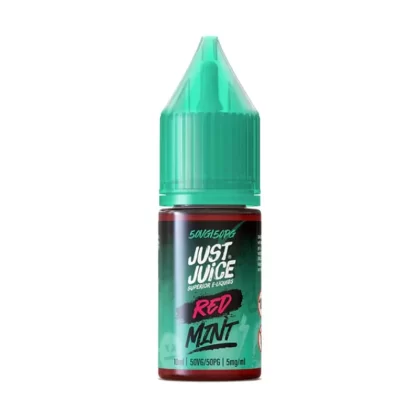 Just Juice Red Mint Nic Salt Vape Juice - 10 Pack - Strength 5mg