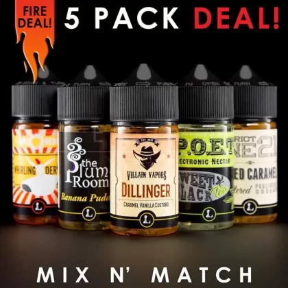 Five Pawns / The Legacy Collection Eliquid – Mix and Match (5 Pack) 300ml