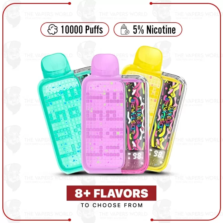 Lost Vape Orion Bar 10000 Rechargeable Disposable Device - Thevapersworld