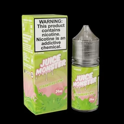 Strawberry Kiwi Nicotine Salt by Juice Monster - Size#30ml~Nicotine#24MG>48MG