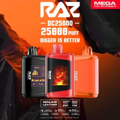 RAZ LTX 25K Puff Disposable Device – 25000 Puffs - Sour Apple Watermelon
