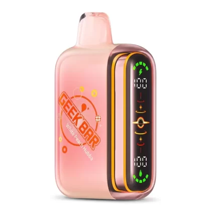 White Peach Hubba Geek Bar Pulse 2 25K