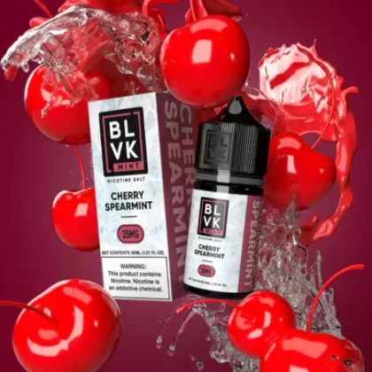 BLVK Mint Salt Cherry Spearmint Vape e-Liquid 30mL - Vape Product, Vape Product (BC002A)