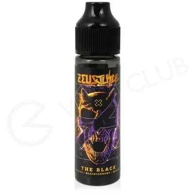 The Black 50ml Shortfill E-liquid by Zeus Juice