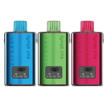 Elf Bar 4-In-1 Ultra 50 Prefilled Pod Kit - Flavour#Berry Edition>Blueberry Edition>Cherry Edition>Drinks Edition>Pink Edition>Purple Edition>Red Edition>Special Edition>Tropical Edition>Yel