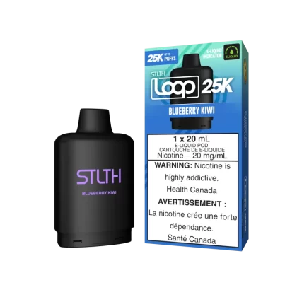 STLTH LOOP 25K Pod Pack - Blueberry Kiwi - 20 mg/mL (wholeseller) (SK) - Excise FED