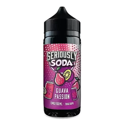 DOOZY VAPE SERIOUSLY SODA E LIQUID – GUAVA PASSION 100ML 70/30