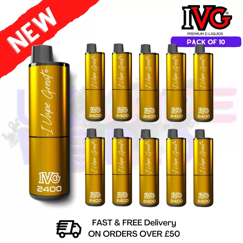 Box Of 10 – Cola Lime IVG 2400 Prefilled Vape Pen Kit