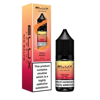Elux Legend Triple Mango Nic Salt E-Liquid - Vape Product, Vape Product