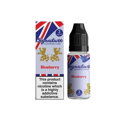 Signature Vapours Signature Blueberry E Liquid 10ml - Nicotine Strength#12mg>6mg (4795AE) (4795AE)