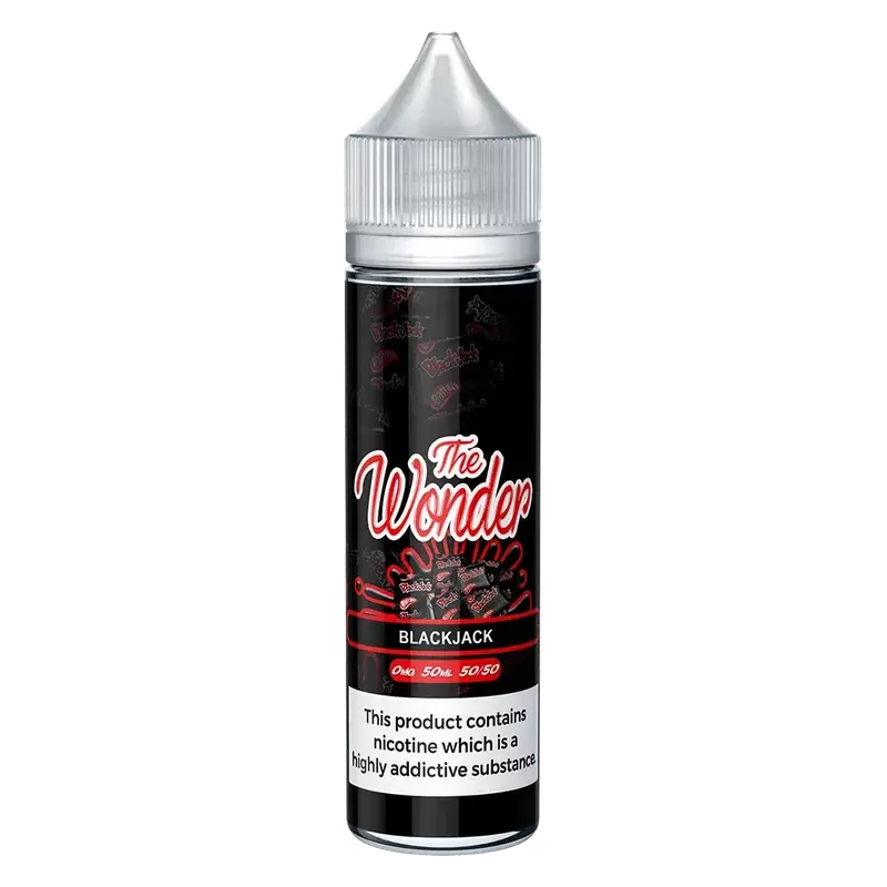 The Wonder Blackjack 50/50 Shortfill Vape Juice