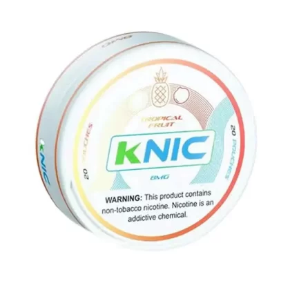 Knic Nicotine Pouches - Pack Count#Single Pack~Flavor#Grape>Green Apple>Peach>Strawberry>Coffee>Cherry>Raspberry Lemon>Tropical Fruit~Nicotine#4MG>8MG