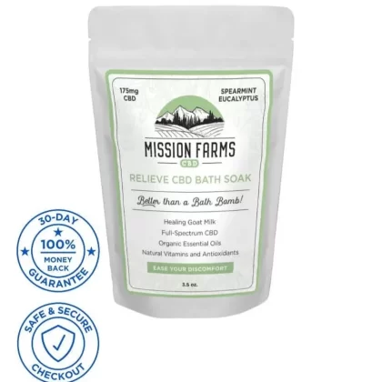 Mission Farms Relieve CBD Large Bath Bundle