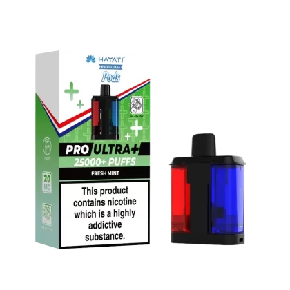 Hayati Pro Ultra Plus 25k Prefilled Pods Fresh Mint - Ejuicewarehouse