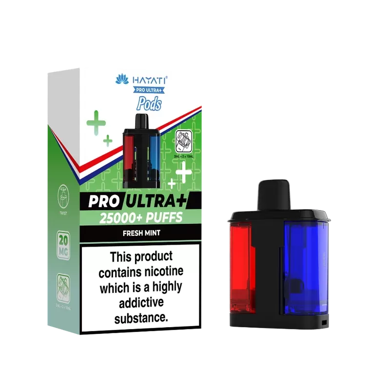 Hayati Pro Ultra Plus 25k Prefilled Pods Fresh Mint - Ejuicewarehouse