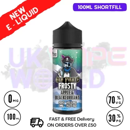 Apple BlackCurrant Old Pirate Frosty 100ML Eliquid