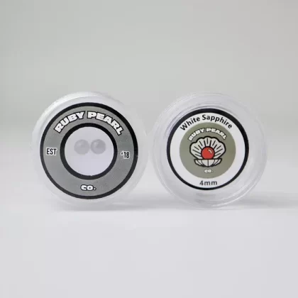 Ruby Pearl Co – Clear Sapphire Pearls 2pack : 4mm - Ecigdepot
