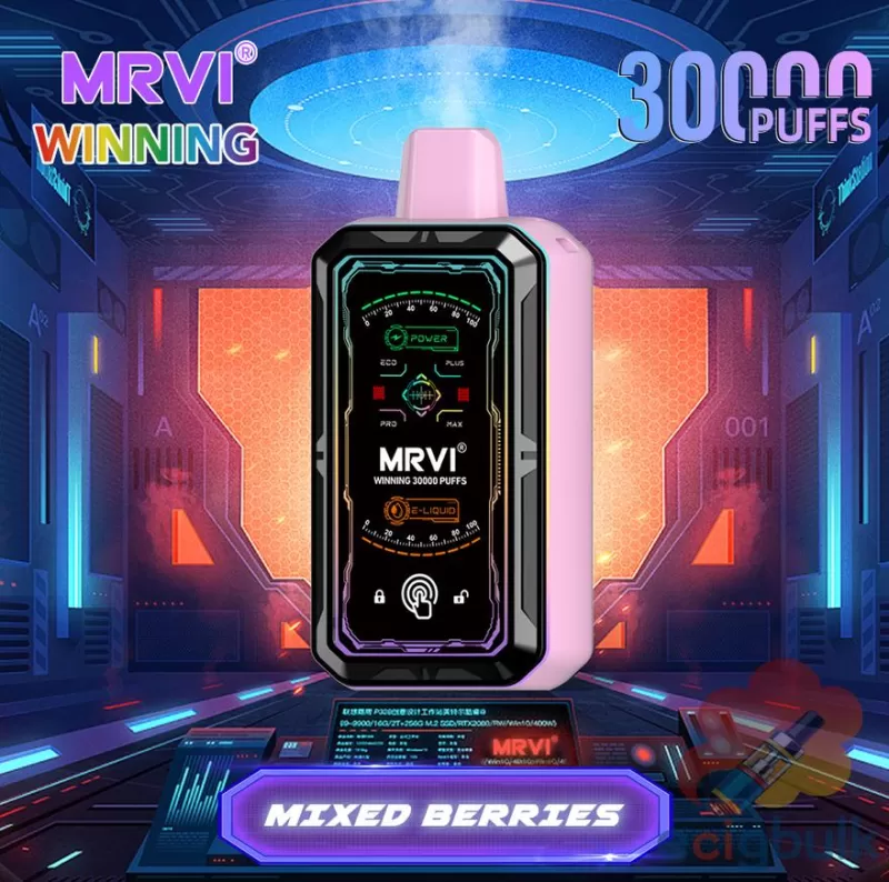 Mrvi Winning 30000 Disposable Vape – Touch Screen & 30K Long-Lasting Puffs - Image 3