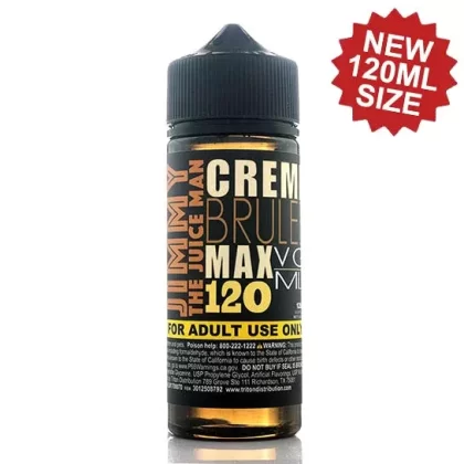 Crème Brulee – Jimmy the Juiceman E-Liquid (120 ml) - Vape Product; Extra Low – 3mg, Low – 6mg