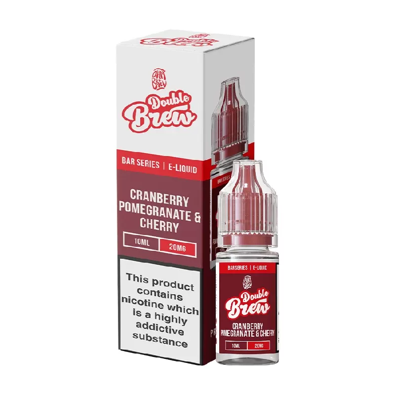 Cranberry Pomegranate & Cherry Nic Salt E-Liquid by Double Brew