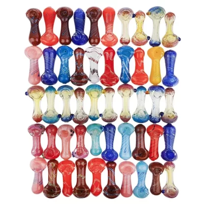 (BULKIES) ASSORTED SPOON PIPES 50CT – SMALL