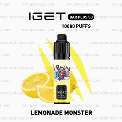 IGET Bar Plus S3 Kit – Lemonade Monster - Vape Store