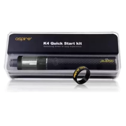 Aspire K4 Quick Start Kit – Black Carbon Fiber - Vape Store