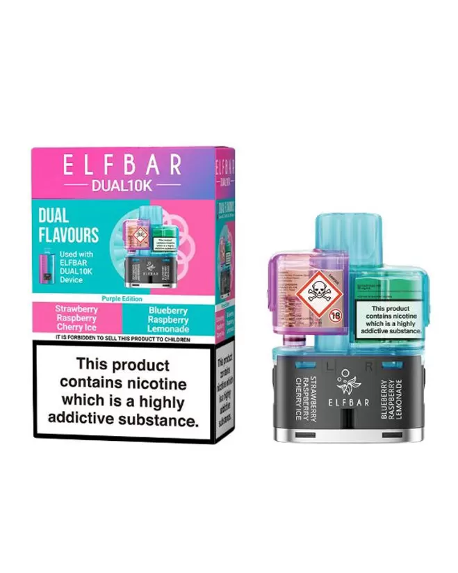 Elf Bar Dual 10K Refill Pack - Purple Edition - Purple Edition