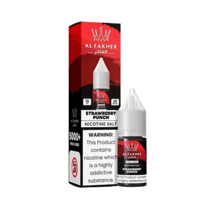 Al Fakher Strawberry Punch Nic Salt Vape Juice - 20mg