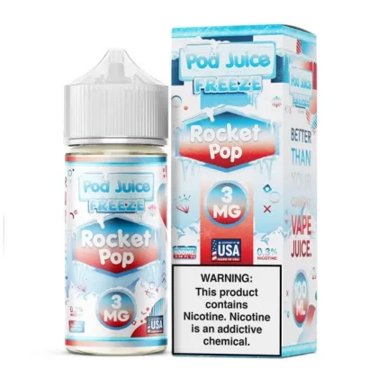 Pod Juice Synthetic E-Liquid 100ml - Glazed Donut Blueberry / 3mg