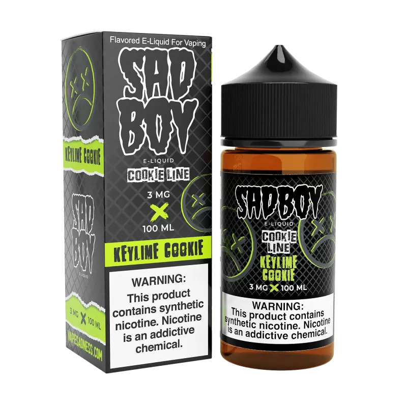 SADBOY E-Liquid - Keylime Cookie 100ML - Cookie Line Series