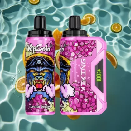 VapSolo VIKING 12000 Puffs Disposable Vape – Summer Dream, 22mL, Type-C, LED Display - Bangvapeaustralia