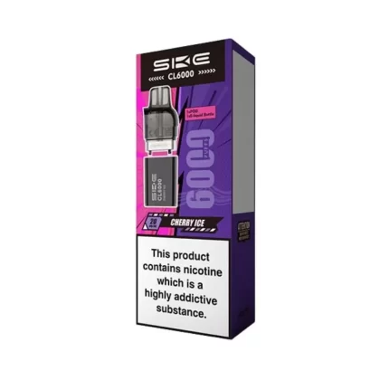 Cherry Ice CL6000 Prefilled Pods by SKE Crystal (2ml + 10ml) - 20mg